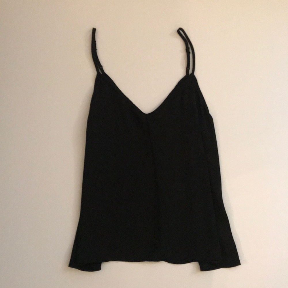 Black flowy tank by Eight Sixty